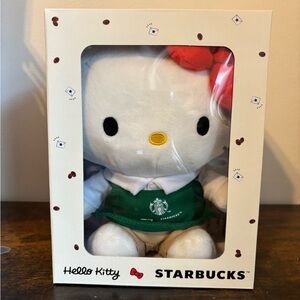 ☕✨ Hello Kitty x Starbucks Limited Edition Plush | 2025 Sanrio Collab 💖